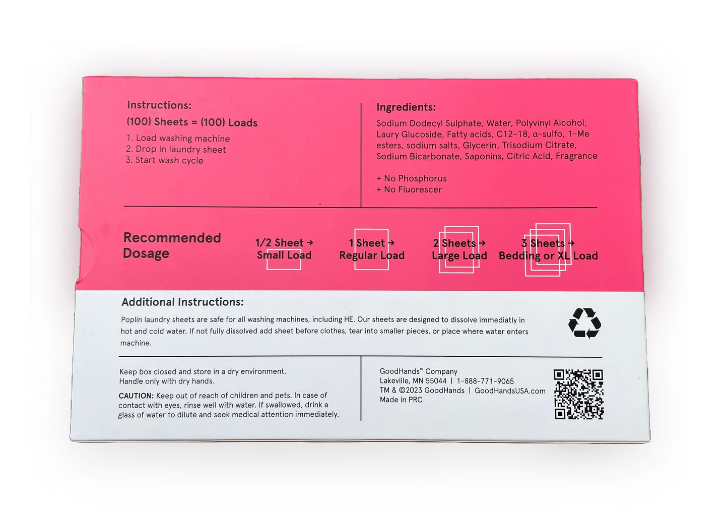 Premium Scented Detergent Sheets