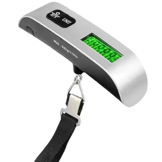 Portable Digital Luggage Scale – Weighs Up to 110 lbs | Travel Baggage Hanging Scale